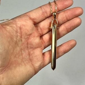 Stella & Dot Rose Gold Rebel Pendant Necklace